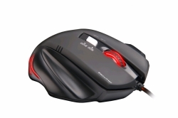Herní myš C-TECH Akantha (GM-01R), herní, červené podsvícení, 2400DPI, USB