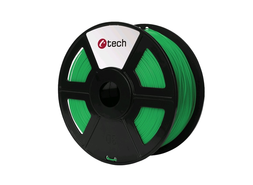 PETG GREEN zelená C-TECH, 1,75mm, 1kg