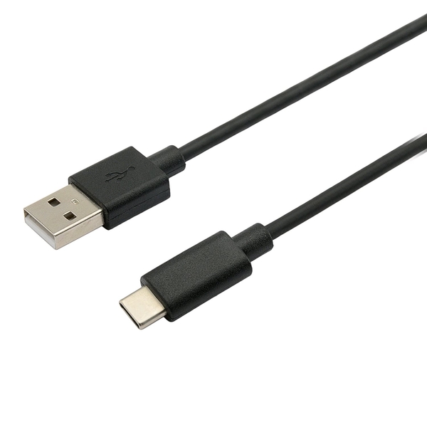 Kabel USB 3.0 AM na Type-C kabel (AM/CM), 2m, čern