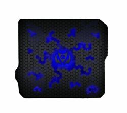 Herní podložka pod myš C-TECH ANTHEA CYBER BLUE, 320x270x4mm, obšité okraje