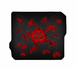 Herní podložka pod myš C-TECH ANTHEA CYBER RED, 320x270x4mm, obšité okraje